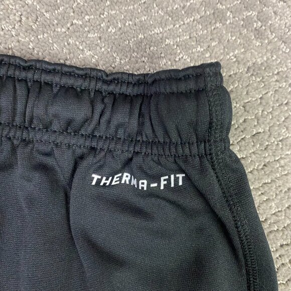 Nike Therma Fit Pants Men's XL Black KO Knockout Fleece Sweatpants 379431 010 - Picture 6 of 15